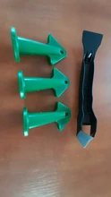 Juego de espátulas de boquilla de silicona reutilizable, herramientas calafatear