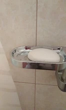 Dish-Holder Soap-Pallet Slide-Bar Shower-Rod Bathroom Gadget ABS Adjustable