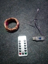 Light Lamps Garlands Remote-Control-Lights Led-String Holiday-Decor Fairy USB Christmas