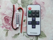 Dimmer Lighting Led-Strip Remote-To-Control Mini Wireless RF 12V DC 6A 5050 3528