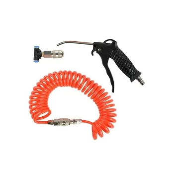 

Compressed air gun Air Set 3 PCs 5m pipe spiral T truck car Garage #5874