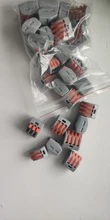 Cable-Connectors Splicing Push-In-Terminal-Block Mini Spl-2/3-212 Fast-Wire Compact Spring