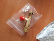 Adaptador para válvula de seguridad, herramienta para aire acondicionado y refrigeración, R410a R22, manguera de carga con rosca de 1/4 o 5/16 pulgadas, macho/hembra