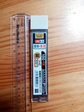 100 unids/caja 0,5/0,7mm grafito plomo 2B lápiz mecánico sustituir el plomo lápiz borrable escritura suave dibujo papelería