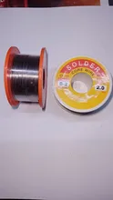 100g 0,6/0,8/1/1, 2 63/37 flujo 2.0% 45FT estaño Alambre de estaño colofonia de fundido núcleo de soldadura de alambre de soldadura rollo No-limpio