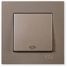 

PnpnElectrıc Gns Eqona Metallic Beige Liht 10A 220V AC Push Button