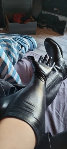 Tumblr Mature Leather Boots