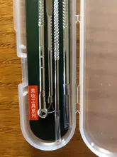 4 unids/set Blackhead Comedone acné grano herramienta removedor de la espinilla cuchara agujas Facial limpiador de poros para herramienta para cuidado de la piel Facial