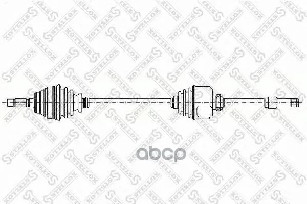 158 1003-Sx_привод Правый! 880mm Peugeot 405 1.6-1.9/D Be1/3 87-92 Stellox 1581003sx Stellox арт. 1581003SX