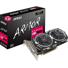 Видеокарта MSI Armor AMD Radeon RX 570 1268MHz 4096MB 7000MHz 256 bit RTL [RX 570 ARMOR 4G OC]
