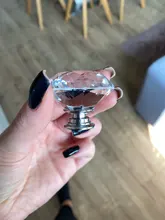 Wardrobe Handles Hardware Drawer Pull Cupboard Glass-Knobs Cabinet-Door Crystal Diamond-Shape