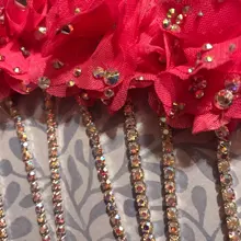 Diamantes de imitación sin adhesivo por calor súper brillantes, cristal AB, parte trasera plana, costura, strass y tela, prendas de vestir, decoraciones de pedrería, SS3-SS50