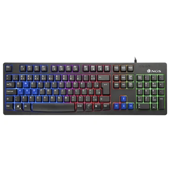 

Gaming Keyboard NGS GKX-300 PLUG&PLAY USB LED Multicolor Black