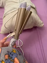 Utensilios de peluquería profesional, rizador de cerámica de triple barril de pelo eléctrico, ondulador de pelo, herramientas de estilismo