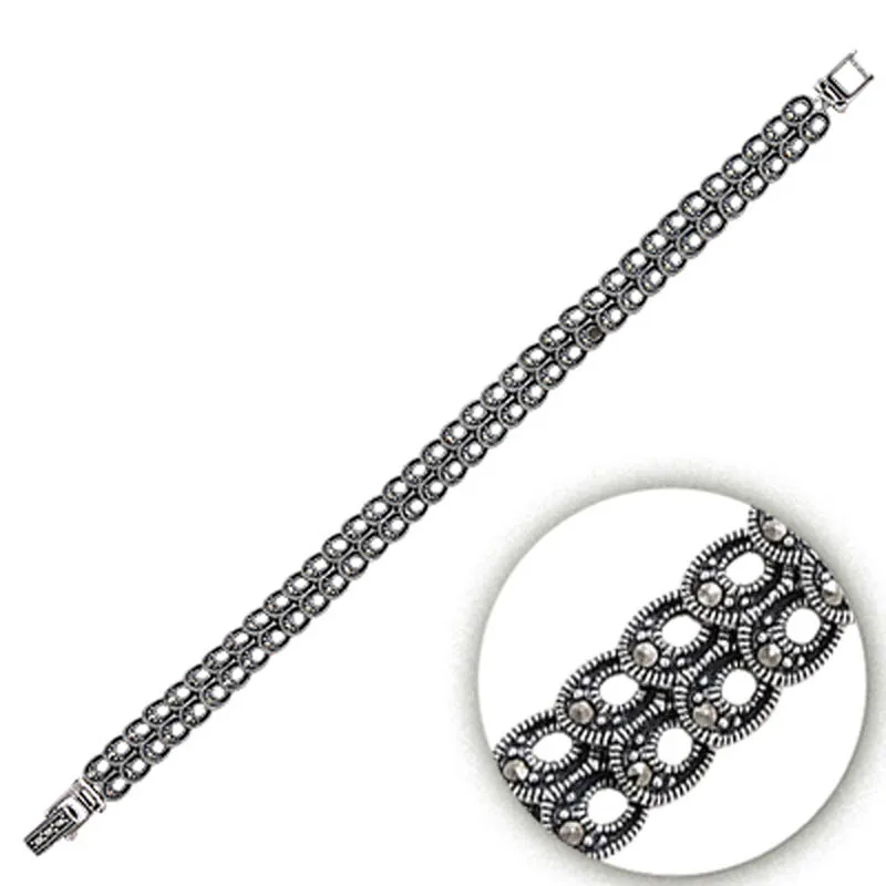

Armagano Marcasite Cubic Zirconia bracelets Bangles