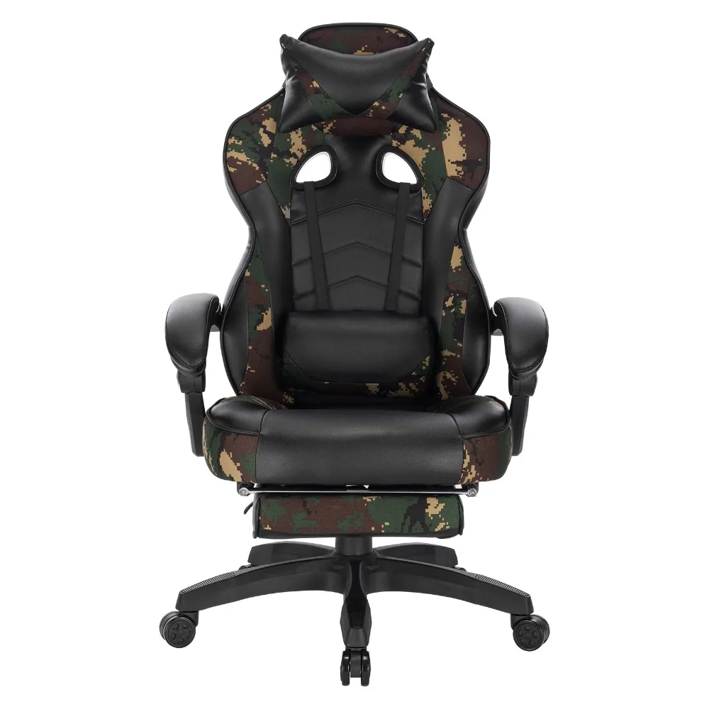 WOLTU Gaming Chair Racing Chair Office Chair Computer Chair Desk Chair Sports Seat with Headrest Lumbar Cushion with Footrest WOLTU Gaming Chair Racing Chair Office Chair Computer Chair Desk Chair Sports Seat with Headrest Lumbar Cushion with Footrest