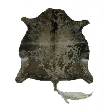 

African wildebeest skin carpet 150x120 cm