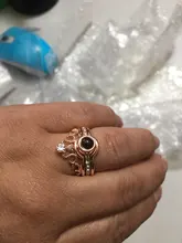 Anillo de boda en oro rosa con 100 idiomas, proyección I Love You, corona Separable, memoria de amor romántico, regalo de joyería