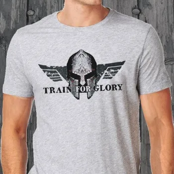 買取 列車栄光スパルタワークアウトフィットネス設備cfitパワーリフティングtシャツ理想的なギフト