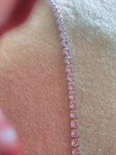 Pulsera de boda para hombre y mujer, de lujo, de 4mm, Circonia cúbica, Pulseras de tenis, cadena con diamantes de cristal, Color dorado y plateado