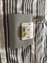 Billeteras de moda para mujer, cartera corta con borla para mujer, Mini monedero, cartera pequeña de mano para mujer, tarjetero de cuero Pu