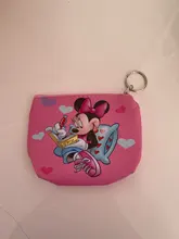 Disney princess-monedero de felpa con dibujos animados para niños, cartera de mano de felpa con dibujos animados, de pu, con diseño de sirena, Frozen, Elsa, Stitch, Mickey