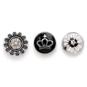 

"decorative buttons for decoration", "buttons 19 mm", "buttons Black/silver color"