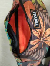 TINYAT hoja de impresión pack bolsa cintura para las mujeres de los hombres de moda Casual hombres cinturón de bolsa de mujer bolsos con forma de Banana chico bolsas de Fanny pack