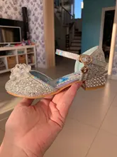 Crystal Shoes Girls Sandals High-Heel Baby Little-Girl Princess Summer Children's New