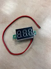 Mini Módulo de pantalla LED Digital, bricolaje, rojo y azul, voltímetro de DC2.5V-32V DC0-100V, medidor de contador de voltaje, Panel para motocicleta y coche