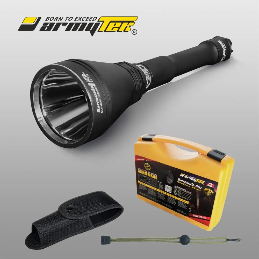 Светодиодный Поисковый фонарь Armytek Barracuda XP-L HI LED 1350 лм Дальнобойный Тактический Фонарь 774 м