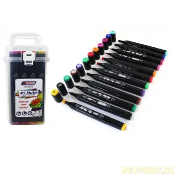 

Set of markers for sketching and drawing art marker 12 colors