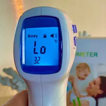 Termómetro Digital LED infrarrojo para niños y adultos, Sensor de temperatura sin contacto para la frente del bebé