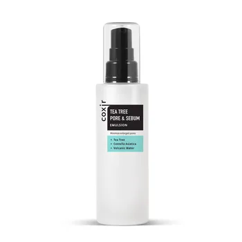 

Matting emulsion with tea tree extracts and Centella Asian coxir tea tree pore and sebum emulation