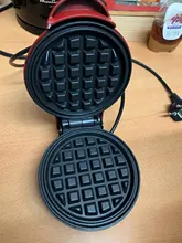 Minimáquina eléctrica para hacer gofres, horno para desayuno, masa semiesférica, máquina para gofres en forma de huevo, horno y pan, mineola para gofres