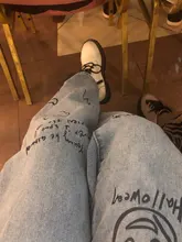 Pantalones vaqueros para mujer Y2k Harajuku, ropa de calle de cintura alta, Vaqueros holgados de ocio, Vintage, azul, rectos, 2021