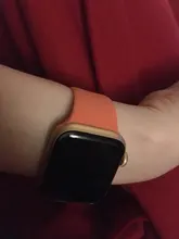Correa de bucle Solo para Apple Watch SE, correa elástica de silicona de 44mm y 40mm para iWatch de 38mm y 42mm, pulsera para Apple watch serie 6 5/4/3
