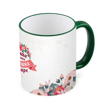 

Mug with a full print is the best grandmother in the world
