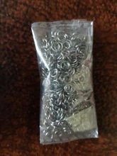 4/6/8/10mm 500/300/200/100 Uds. De anillos abiertos de Metal conectores de anillos partidos para fabricación de joyería DIY