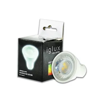 

Bombilla dicroica iglux xd-0860-c - 8w - gu10 - 3000ºk - ángulo 60 - 500 lumenes - ip 20
