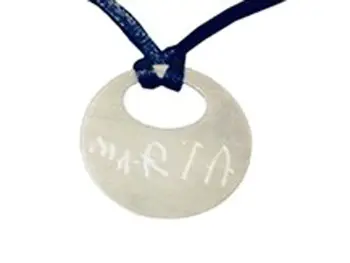 

SILVER PENDANT IN THE SHAPE PERSONALIZED OVAL WITH HANDWRITTEN