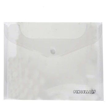 

Envelopes (0,5 x 18,5 x 24 cm) Organiser Plastic A5 Transparent Velcro