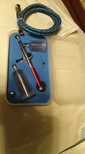 Pistola de PULVERIZACIÓN de 40CC, aerógrafo de alimentación por gravedad con doble acción, para pastel, tatuaje, pistola de pintura, aerógrafo, herramienta para uñas de 0,3mm, 20cc