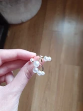 Fashion Big Geometric Pearl Paved Rings For Women 2021 New Jewelry Personality Statement