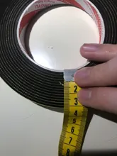 Tira de sellado anticolisión cinta de goma de espuma de esponja negra EVA superfuerte de 0,5-10mm de grosor, cinta de una sola cara