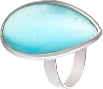 

Jay VI ring with silver jewelry glass