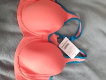 Sujetador deportivo de alto impacto para mujer, ropa deportiva con espalda cruzada y aros, soporte ligero acolchado, Tops de entrenamiento para Fitness