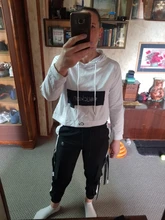 2021 primavera otoño mujer Streetwear carga sueltos pantalones de cintura alta pantalón de mujer 2 pieza Top de manga larga con pantalones Casuales