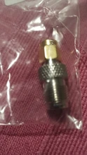 Conector tipo F hembra Jack a SMA macho, Conector recto Adaptador Coaxial RF F a SMA, convertidor de tono dorado, 1 o 2 uds.