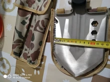 Pala y azadón militar plegable multifunción, 67cm, herramientas de jardín al aire libre, equipo de Camping, herramienta de excavación de Seguridad de Defensa